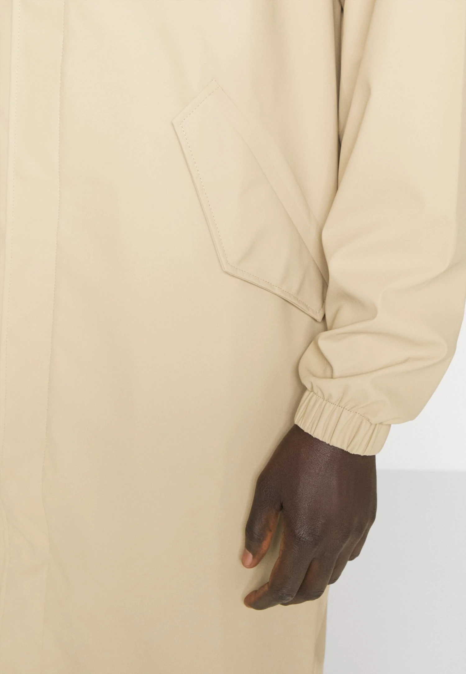 Rains Fishtail Unisex - Waterproof Jacket - Sand 10 Rains Fishtail Unisex - Waterproof Jacket - Sand - Image 8