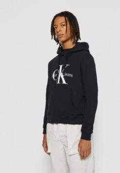 Calvin Klein Jeans Core Monogram Hoodie - Sweatshirt - Black -Stock X 63a04383534747aaa1542fa136621709