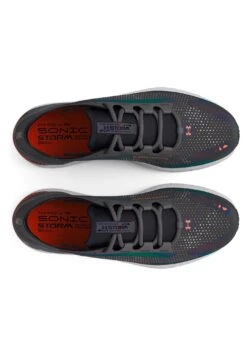 Under Armour Hovr Sonic 5 Storm - Neutral Running Shoes - Jet Gray / Mod Gray / Blaze Orange -Stock X 63efe3ced20f468caba881fea7a73383