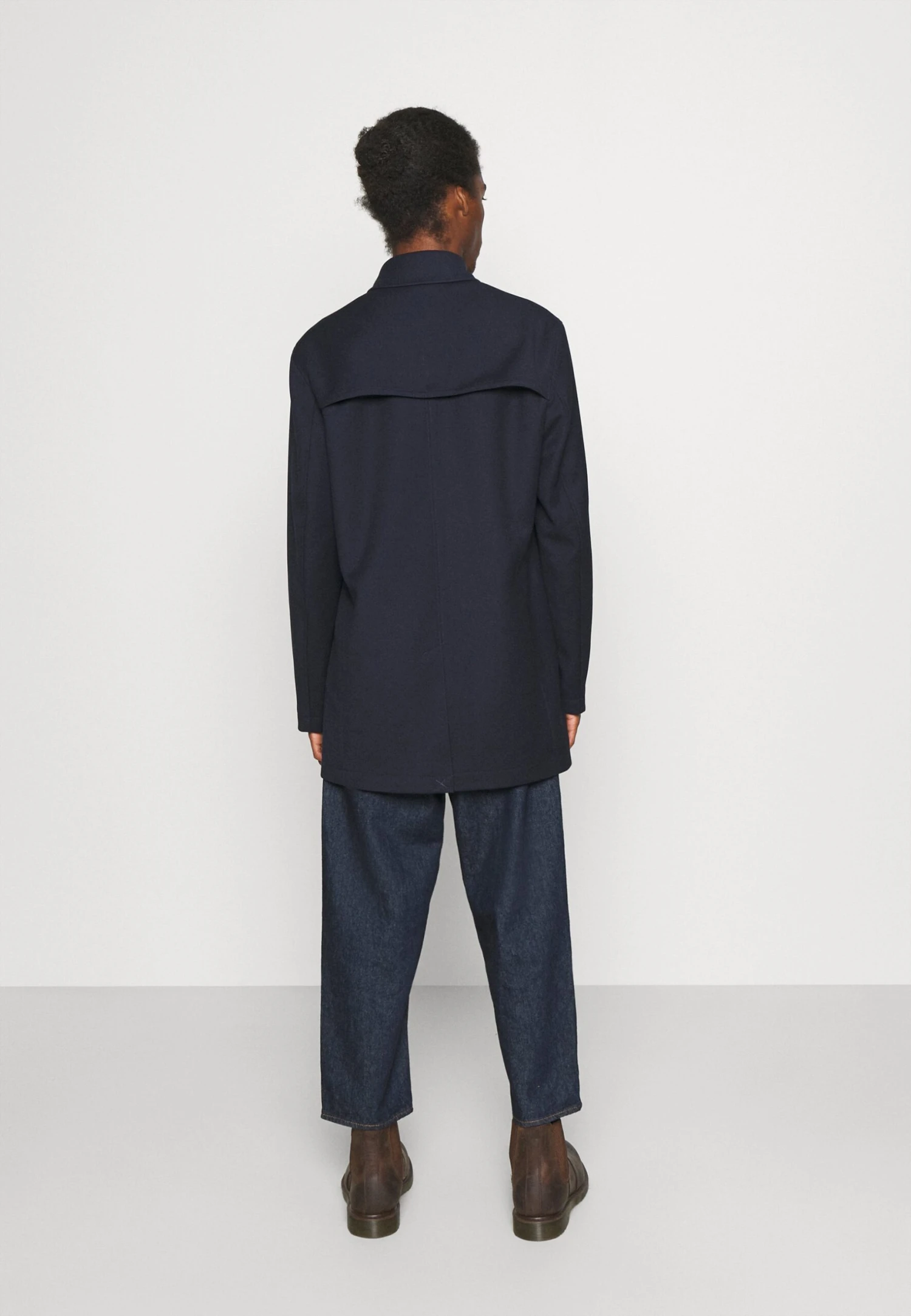 Selected Homme Slhdraper Coat - Short Coat - Sky Captain 5 Selected Homme Slhdraper Coat - Short Coat - Sky Captain - Image 3