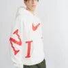 Nike Sportswear CLUB - Sweatshirt - White/university Red