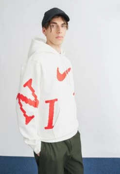 Nike Sportswear CLUB - Sweatshirt - White/university Red