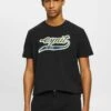 ESPRIT Mit Retro-Logo - Print T-Shirt - Black -Stock X 64a2c2639bb64693ba0700a027014584