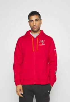 Nike Performance Nfl Tampa Bay Buccaneers Mens Legacy Hood - Zip-Up Sweatshirt - Red