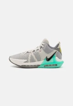 Nike Performance Lebron Witness 7 - Basketball Shoes - Light Bone/Black/Phantom/Flat Pewter