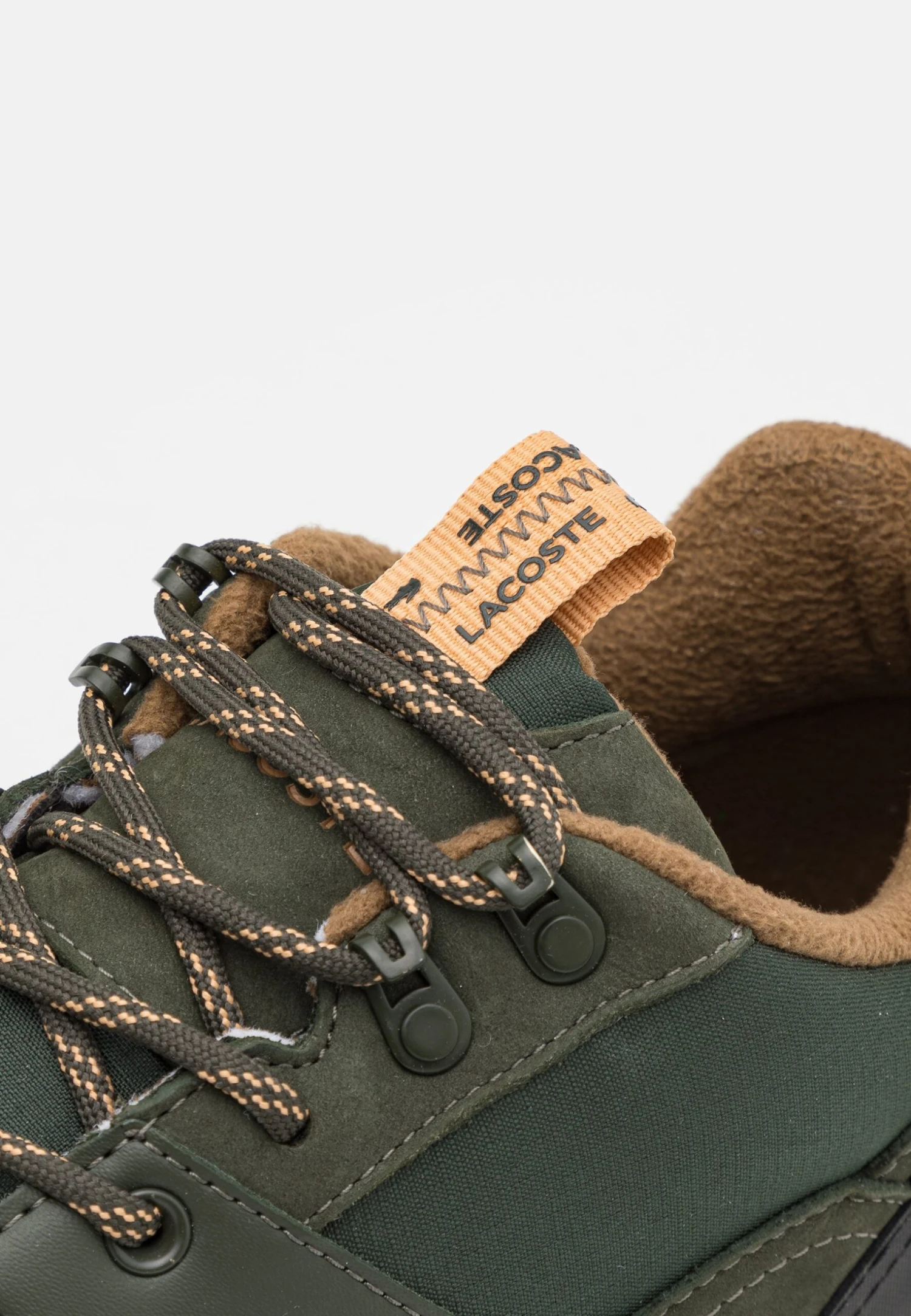 Lacoste Urban Breaker- Trainers - Dark Green/Off White 8 Lacoste Urban Breaker- Trainers - Dark Green/Off White - Image 6