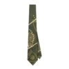 Les Deux COURT TIE - Tie - Chive Green/mustard Yellow
