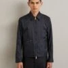 PAUL SMITH Regular Fit Zip Front Jacket - Summer Jacket - Black
