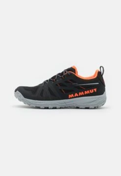 Mammut Saentis Low Gtx Men - Hiking Shoes - Black/Vibrant Orange