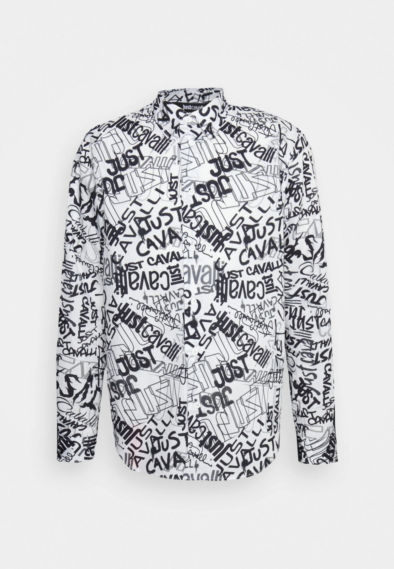 JUST CAVALLI Lettering - Shirt - White 7 JUST CAVALLI Lettering - Shirt - White - Image 5