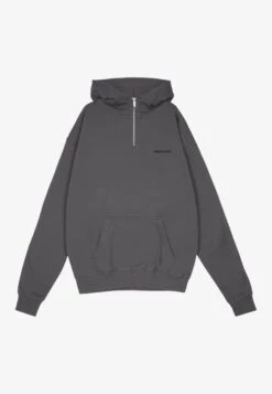 Pegador LOGO OVERSIZED HALF ZIP HOODIE - Hoodie - Heather Grey/white -Stock X 6766a3f9d655442aaacc8ed28eab8c90