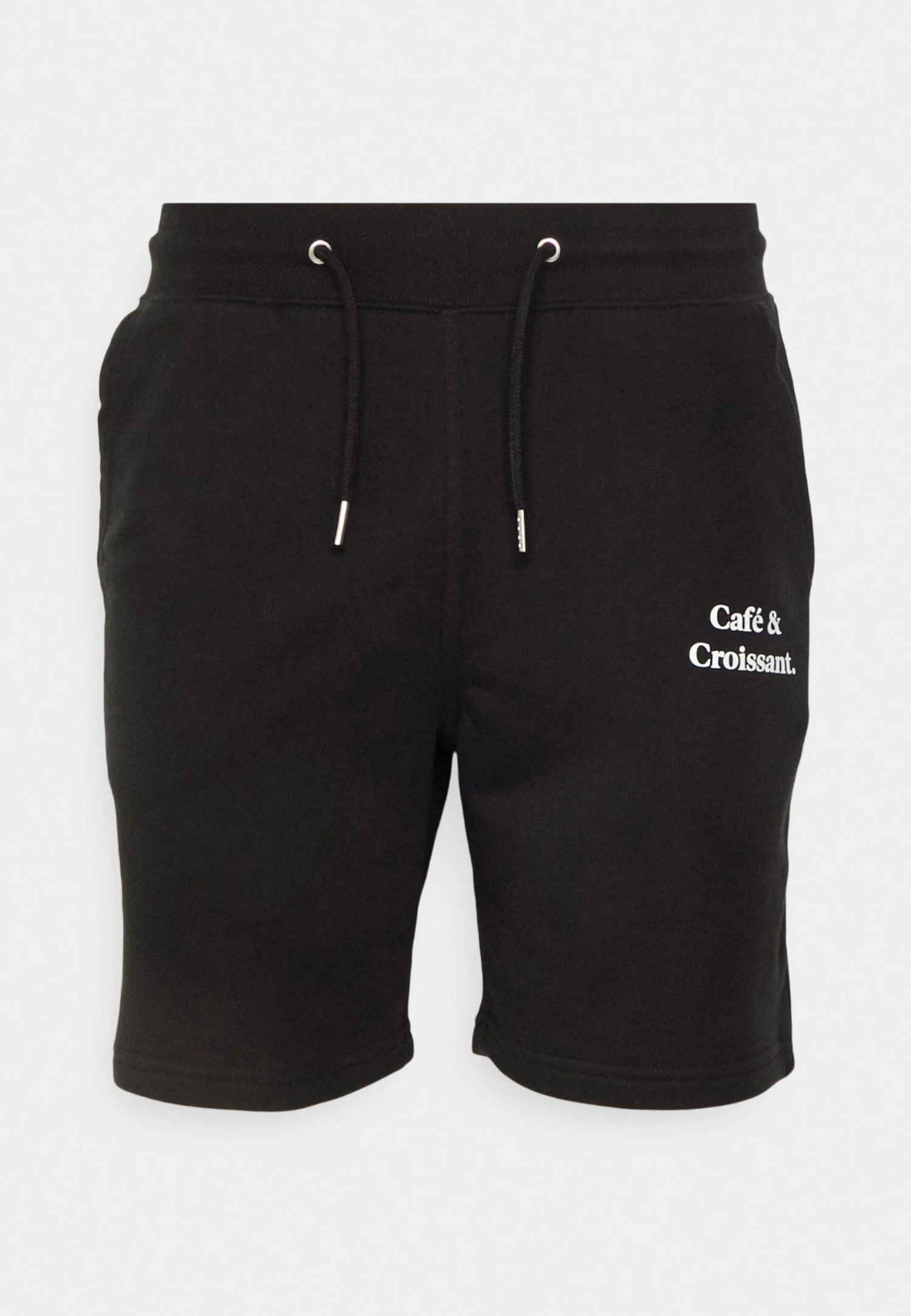 Café Croissant Unisex - Shorts - Black 6 Café Croissant Unisex - Shorts - Black - Image 4