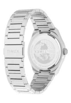 TIMEX Q Continental Day/Date - Watch - Silver And Black -Stock X 68066a92684140cea58f8488e87488ab