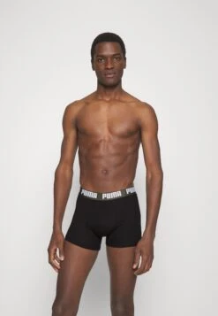 Puma Basic Ecom 6 Pack - Pants - Forest Green/Black/Grey/White