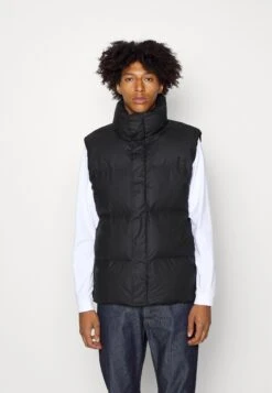 Rains Boxy Puffer Vest Unisex - Waistcoat - Black