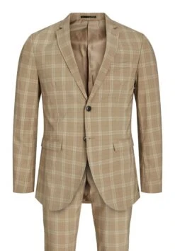 JACK&JONES Premium Jprfranco Check - Suit - Petrified Oak Checkssuper Slim Fit -Stock X 68c80891a70242afadc8aaee63fa6ceb
