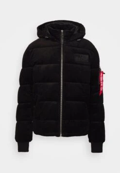 Alpha Industries Puffer Cord - Winter Jacket - Black -Stock X 68e676b547534ddea708360feee87536