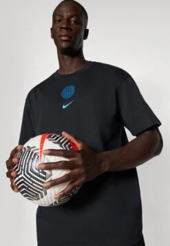 Nike Performance INTER MILAN PRINT TEE - Club Wear - Black -Stock X 692f81fd897349698474b45a4eaf5186