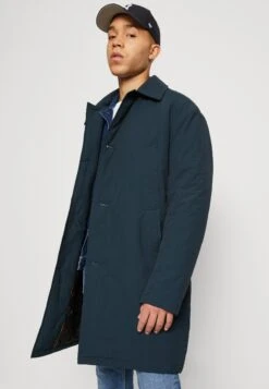 ESPRIT Longmac - Trenchcoat - Petrol Blue -Stock X 6933f26d203a428688645ac055710505