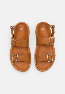 MCM Collection Slide - Sandals - Cognac -Stock X 6985e3243bcd4151bbc575436407cdd2