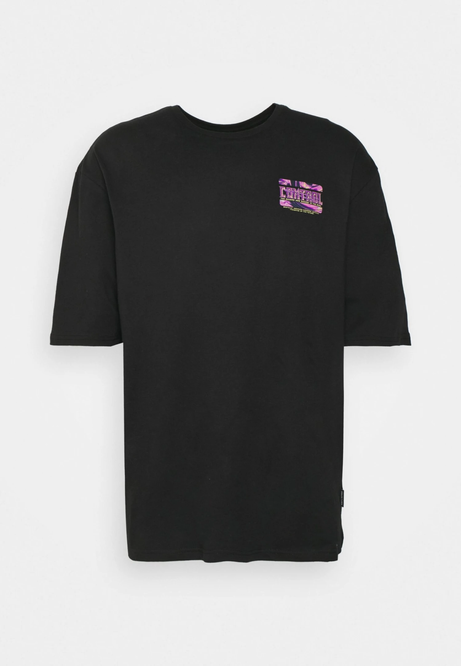 YOURTURN Unisex - Print T-Shirt - Black 3 YOURTURN Unisex - Print T-Shirt - Black