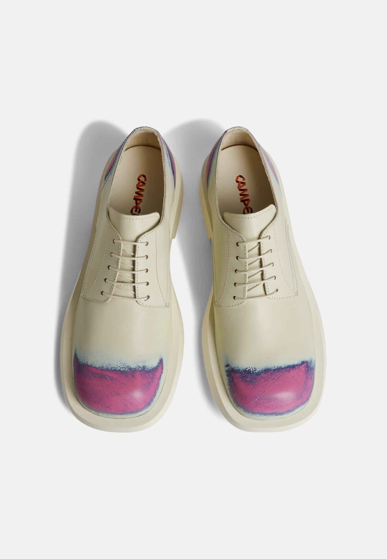 Mil-1978 - Casual Lace-Ups - Gebrochenes Weiß/Rosa 5 Mil-1978 - Casual Lace-Ups - Gebrochenes Weiß/Rosa - Image 3