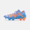 Puma Future Ultimate Fg/Ag - Moulded Stud Football Boots - Blue Glimmer/White/Ultra Orange