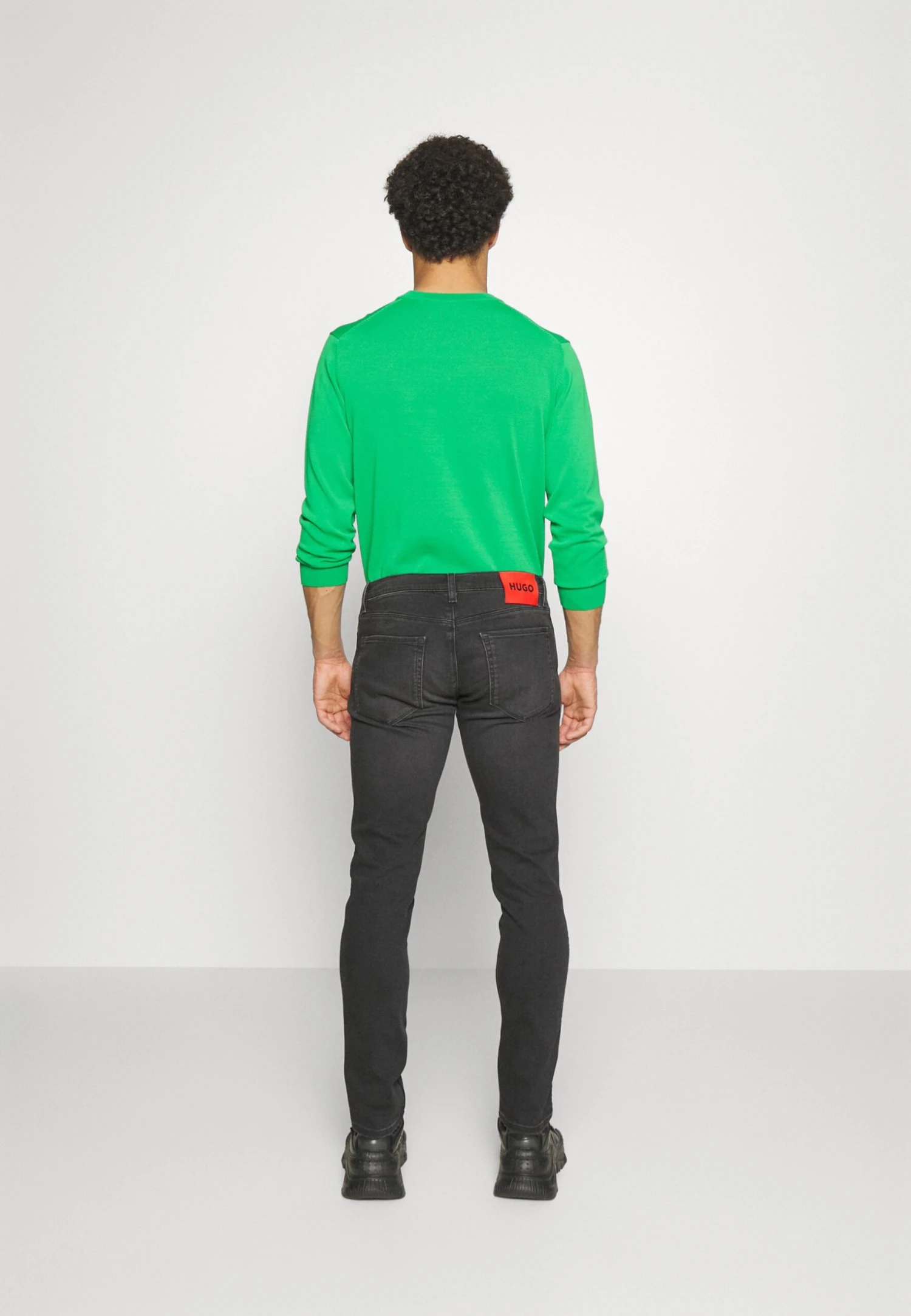 Hugo- Slim Fit Jeans - Dark Grey 5 Hugo- Slim Fit Jeans - Dark Grey - Image 3