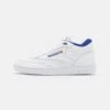 Reebok Classic Club C Mid Ii Unisex - Trainers - White/Classic Cobalt/Vector Red