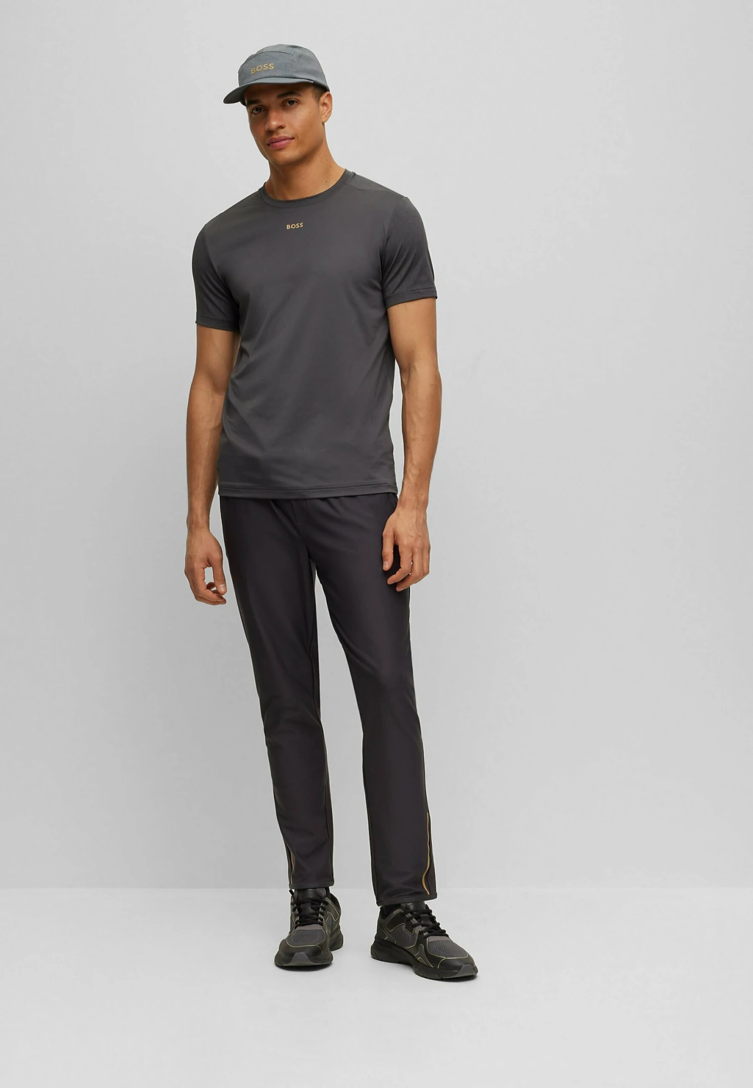 Boss Hicon Active 1 - Tracksuit Bottoms - Dark Grey Seven 4 Boss Hicon Active 1 - Tracksuit Bottoms - Dark Grey Seven - Image 2