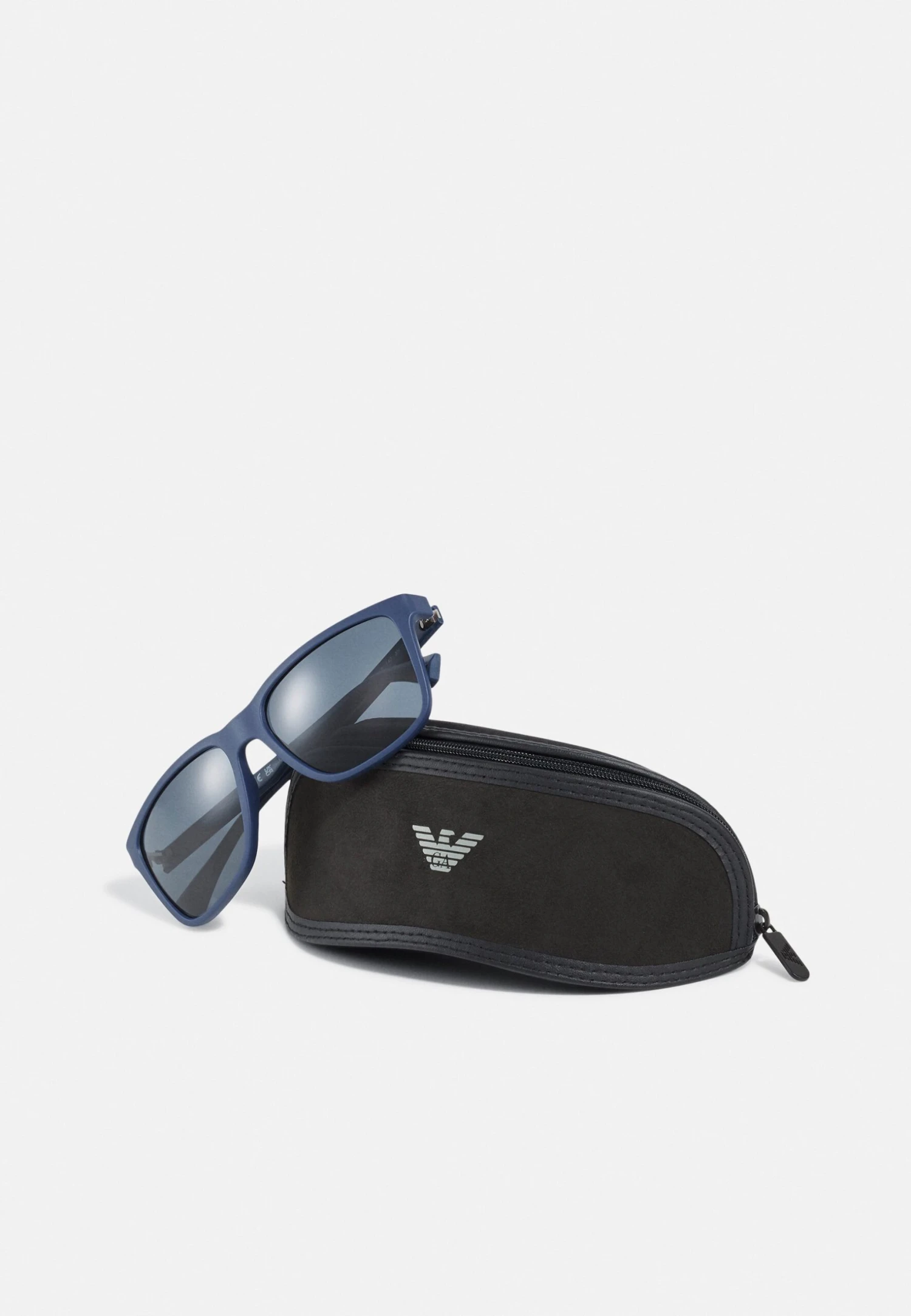 Emporio Armani Sunglasses - Matte Blue/Dark Blue 6 Emporio Armani Sunglasses - Matte Blue/Dark Blue - Image 4