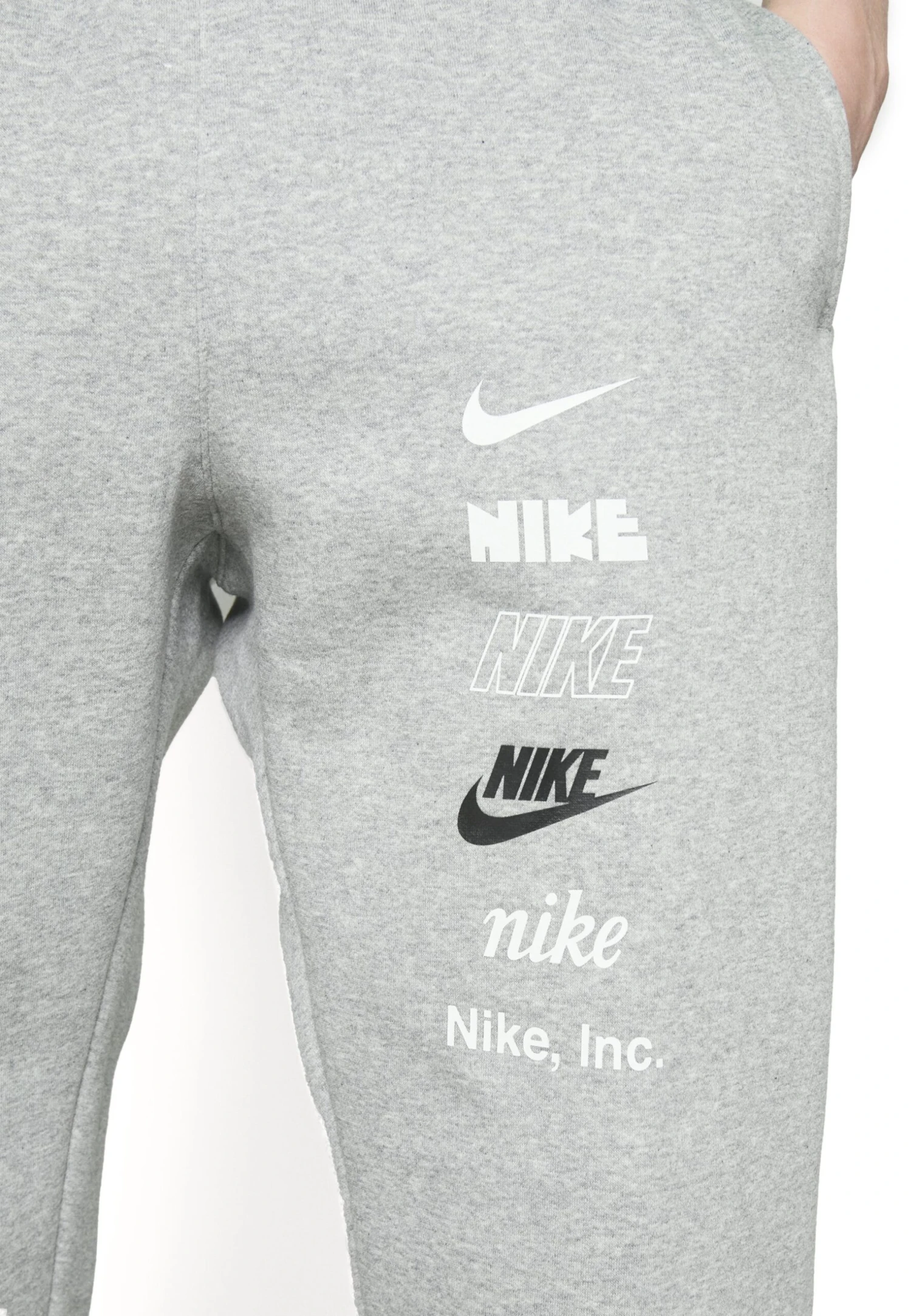 Nike Sportswear Club Logo - Tracksuit Bottoms - Dark Grey Heather 9 Nike Sportswear Club Logo - Tracksuit Bottoms - Dark Grey Heather - Image 7