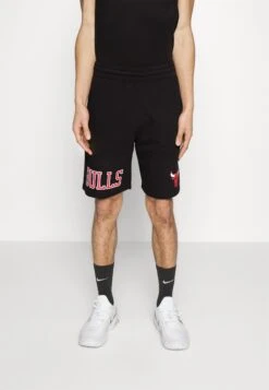 NEW ERA Nba Team Logo Shorts Chicago Bulls - Club Wear - Black/Red