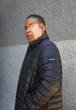 Calvin Klein Side Logo Jacket - Short Coat - Black -Stock X 6d3f57df49b94397bacde07d3dc18ba3