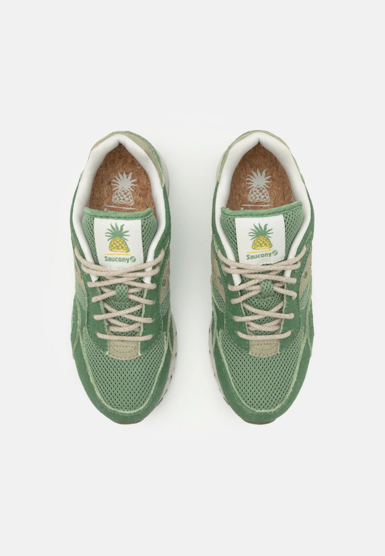 Saucony Shadow 6000 - Trainers - Green/Tan 6 Saucony Shadow 6000 - Trainers - Green/Tan - Image 4