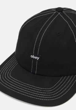 Obey Clothing Panel Snapback Unisex - Cap - Black -Stock X 6dddf70a259a4361bfe5800f00fd3aaa