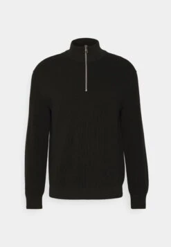 Marc O'Polo DENIM Long SleeveTroyer Collar - Jumper - Black -Stock X 6de8f6e3d26549d686acef6675fab6cf