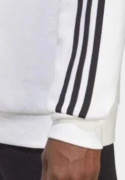 Adidas Originals 3-Stripes Crew - Sweatshirt - White -Stock X 6e25ab7d24854fdab4e3d5b69dcf79b8