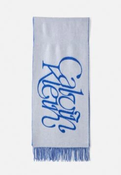 Calvin Klein BRUSHED MIDWEI - Scarf - Black/tan -Stock X 6e2f5a046ad448099f5f1cb1cf5014df