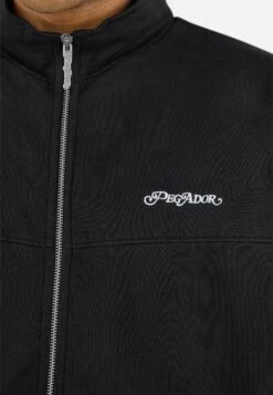 Pegador SHELBY DOUBLE LAYER TRACK JACKET - Zip-up Sweatshirt - Vintage Black -Stock X 6e5f223500ca47a6842867d886e9b49c