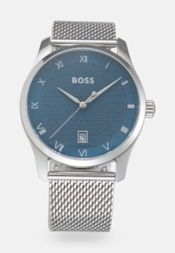 Boss PRINCIPLE - Watch - Silver-coloured/blue