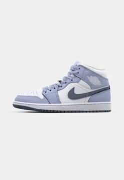 AIR JORDAN 1 MID - High-top Trainers - Sail/midnight Green/pure Platinum-coloured/redstone -Stock X 6f12f3c9c63f4247a203665fa88538de