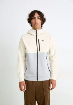 Puma Zip-up Sweatshirt - Alpine Snow Gray Echo