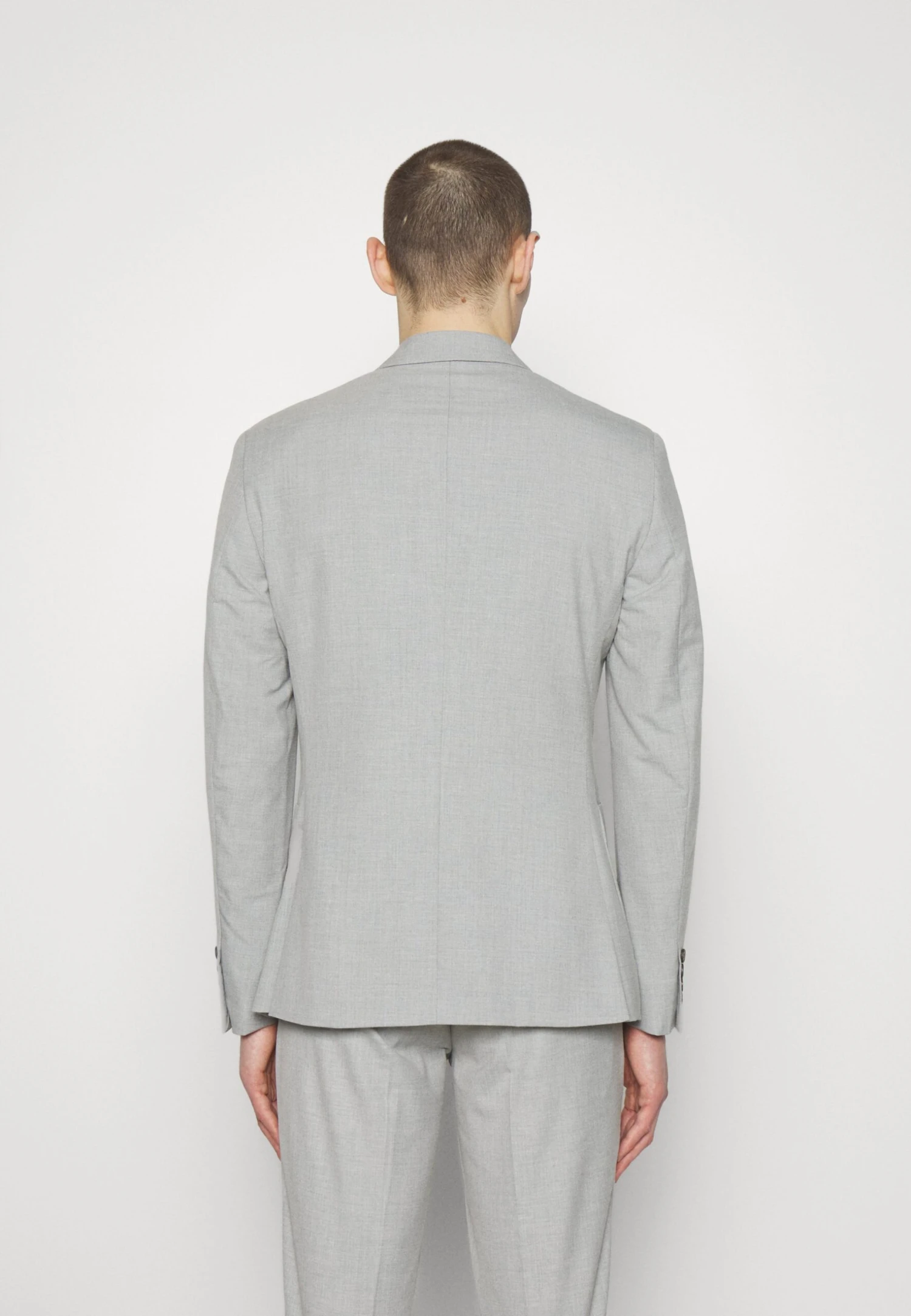 The Fashion Suit Peak Patch Pockets Look Set - Suit - Grey 6 The Fashion Suit Peak Patch Pockets Look Set - Suit - Grey - Image 4