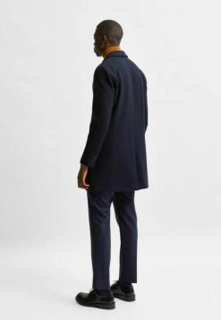 Selected Homme Classic Coat - Mottled Dark Blue, Blue Denim 10 Selected Homme Classic Coat - Mottled Dark Blue, Blue Denim -Stock X 703688165cba41588d13c96e362450c6