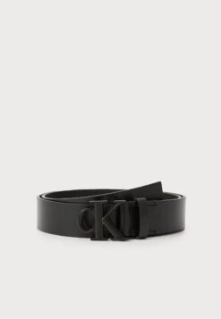 Calvin Klein BUCKLE TUMBLED - Belt - Dark Brown/antique Silver-coloured -Stock X 703e0f5af1314093b0c5a49c46730372