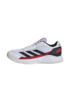 ADIDAS PERFORMANCE COURTQUICK PADEL - Padel Shoes - Cloud White Core Black Lucid Red