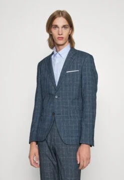 Lindbergh Checked Suit Set - Suit - Navy -Stock X 711a480cf6d948d6b170330fbff0b9f8