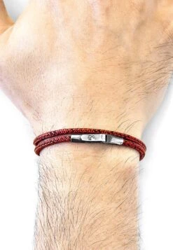 Anchor & Crew Bracelet - Red