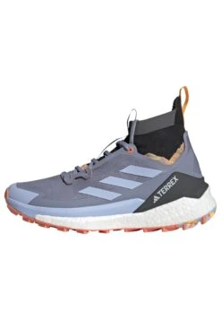Adidas TERREX Free Hiker 2 - Hiking Shoes - Silver Violet Blue Dawn Core Black